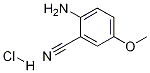 2-Amino-5-methoxy-benzonitrile hydrochloride Struktur