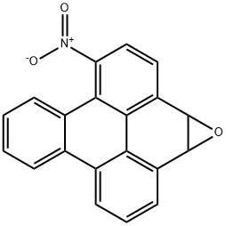 4,5-Epoxy-1-nitro-4,5-dihydrobenzo(e)pyrene Struktur