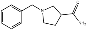 1-BENZYL-PYRROLIDINE-3-CARBOXYLIC ACID AMIDE Struktur