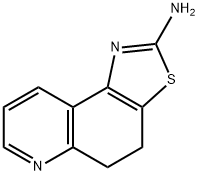 4,5-dihydrothiazolo(4,5-f)quinolin-2-amine Struktur