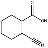 Cyclohexanecarboxylic acid, 2-cyano- (9CI) Struktur