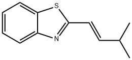 Benzothiazole, 2-(3-methyl-1-butenyl)-, (E)- (9CI) Struktur