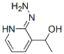 2(1H)-Pyridinone, 3-(1-hydroxyethyl)-, hydrazone (9CI) Struktur