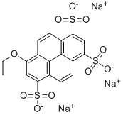 8-ETHOXYPYRENE-1,3,6-TRISULFONIC ACID TRISODIUM SALT Struktur