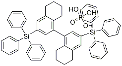 S-3,3'-Bis(triphenylsilyl)-5,5',6,6',7,7',8,8'-Octahydro-1,1'-bi-2-naphthyl phosphate price.