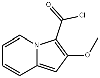 3-Indolizinecarbonyl chloride, 2-methoxy- (9CI) Struktur