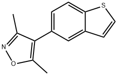 Isoxazole, 4-benzo[b]thien-5-yl-3,5-diMethyl- Struktur