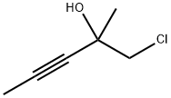 1-Chloro-2-methyl-3-pentyn-2-ol Struktur