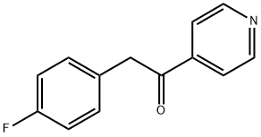 2-(4-FLUORO-PHENYL)-1-PYRIDIN-4-YL-ETHANONE Struktur