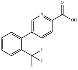 5-(2-(TrifluoroMethyl)phenyl)picolinic acid Struktur