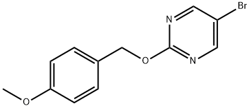 5-Bromo-2-(4-methoxybenzyloxy)pyrimidine Struktur