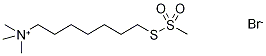 [7-(TRIMETHYLAMMONIUM)HEPYL] METHANETHIOSULFONATE BROMIDE Struktur