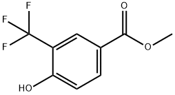 METHYL 4-HYDROXY-3-(TRIFLUOROMETHYL)BENZOATE Struktur