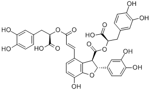 (R)-3-(3,4-ジヒドロキシフェニル)-2-[[(E)-3-[[2β-(3,4-ジヒドロキシフェニル)-3α-[[(1R)-1-カルボキシ-2-(3,4-ジヒドロキシフェニル)エトキシ]カルボニル]-7-ヒドロキシ-2,3-ジヒドロベンゾフラン]-4-イル]アクリロイル]オキシ]プロパン酸