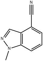 1-Methyl-1H-indazol-4-carbonitrile Struktur