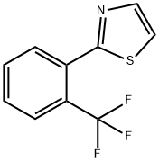 2-[2-(Trifluoromethyl)phenyl]-1,3-thiazole Struktur