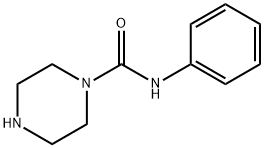 Piperazine-1-carboxylic acid phenylamide Struktur