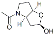 2H-Furo[3,2-b]pyrrol-2-ol, 4-acetylhexahydro-, [2R-(2alpha,3abeta,6abeta)]- (9CI) Struktur