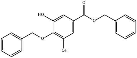 4-Benzyl-gallic Acid Benzyl Ester Struktur