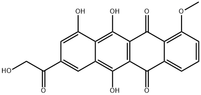 7,8,9,10-Dehydro Doxorubicinone Struktur