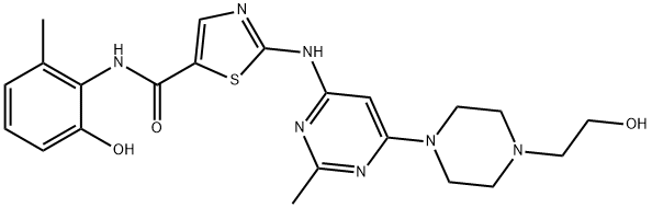 2’-Deschloro-2’-hydroxy Dasatinib Struktur