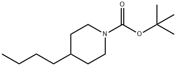 tert-Butyl 4-butylpiperidin-1-carboxylate Struktur