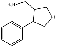 (Trans-4-phenylpyrrolidin-3-yl)MethanaMine dihydrochloride Struktur