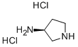 (3S)-(+)-3-Aminopyrrolidine dihydrochloride Struktur