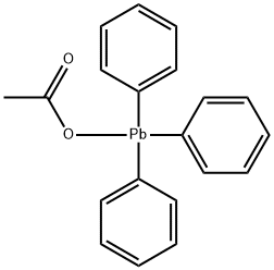 LEAD TRIPHENYL ACETATE Struktur