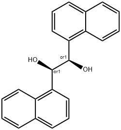 (R,R)-(+)-1,2-DI(1-NAPHTHYL)-1,2-ETHANEDIOL Struktur