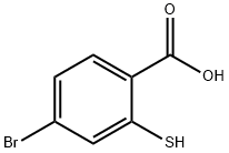 4-BROMO-2-MERCAPTOBENZOIC ACID Struktur