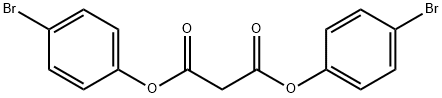 BIS-(4-BROMOPHENYL) MALONATE Struktur