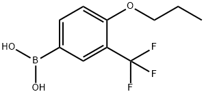 4-Propoxy-3-(trifluoromethyl)phenylboronic acid Struktur