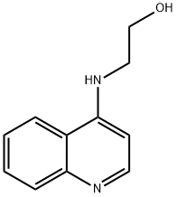 4-(2-HYDROXYETHYL)AMINOQUINOLINE Struktur