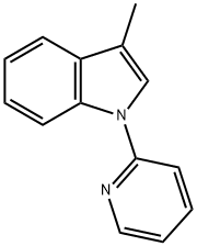 3-methyl-1-pyridin-2-yl-1H-indole Struktur