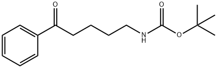 (5-OXO-5-PHENYL-PENTYL)-CARBAMIC ACID TERT-BUTYL ESTER Struktur