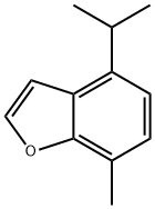 Benzofuran, 7-methyl-4-(1-methylethyl)- (9CI) Struktur