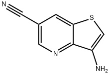 Thieno[3,2-b]pyridine-6-carbonitrile, 3-amino- (9CI) Struktur