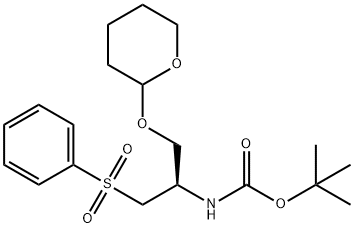 (2R)-2-BOC-AMINO-3-PHENYLSULFONYL-1-(2-TETRAHYDROPYRANYLOXY)PROPANE, 98