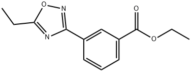 Ethyl 3-(5-Ethyl-1,2,4-oxadiazol-3-yl)benzoate Struktur