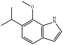 1H-Indole, 7-Methoxy-6-(1-Methylethyl)- Struktur