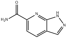 1H-Pyrazolo[3,4-b]pyridine-6-carboxamide(9CI) Struktur