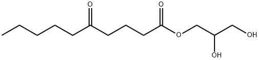 α-Glyceryl-δ-keto-decanoate Struktur