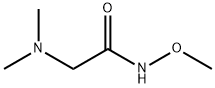 Acetamide, 2-(dimethylamino)-N-methoxy- (9CI) Struktur