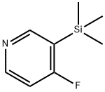 4-FLUORO-3-(TRIMETHYLSILYL)PYRIDINE Struktur