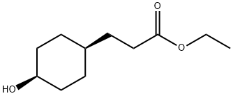 3-(4-HYDROXY-CYCLOHEXYL)-PROPIONIC ACID ETHYL ESTER Struktur