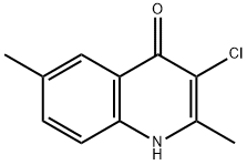 4(1H)-Quinolinone,  3-chloro-2,6-dimethyl- Struktur