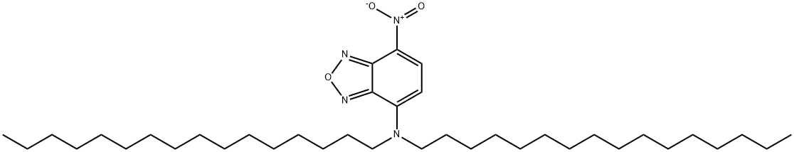 4-(N,N-dihexadecyl)amino-7-nitrobenz-2-oxa-1,3-diazole Struktur