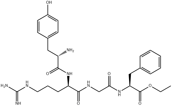 tyrosyl-arginyl-glycyl-phenylalanine ethyl ester Struktur