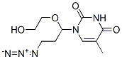 1-(1-(2-hydroxyethoxy)-3-azidopropyl)thymine Struktur